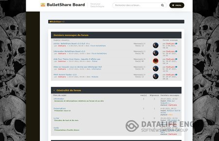 Thème kinojackpot BulletShare Board v2.0